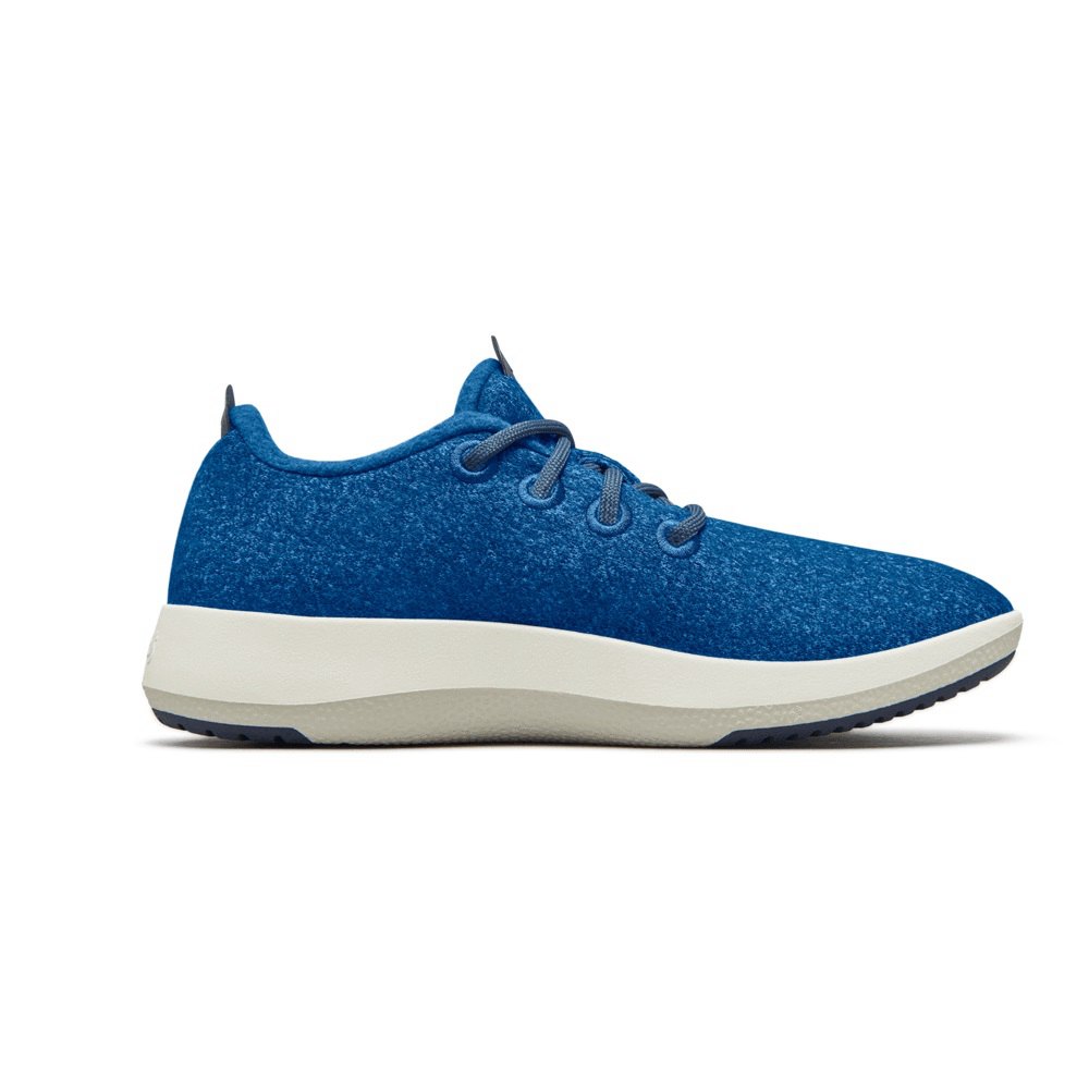 Allbirds Men\'s Wool Runner Mizzles - Sneakers Blue - MOD463179